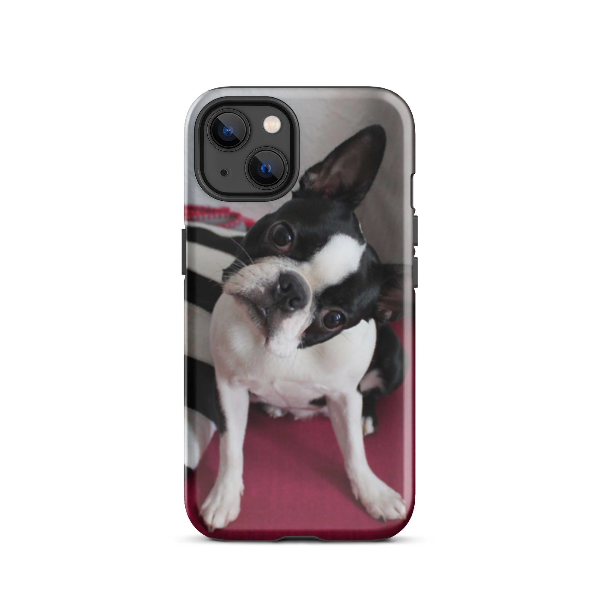Custom Boston Terrier Tough Phone Case for iPhone