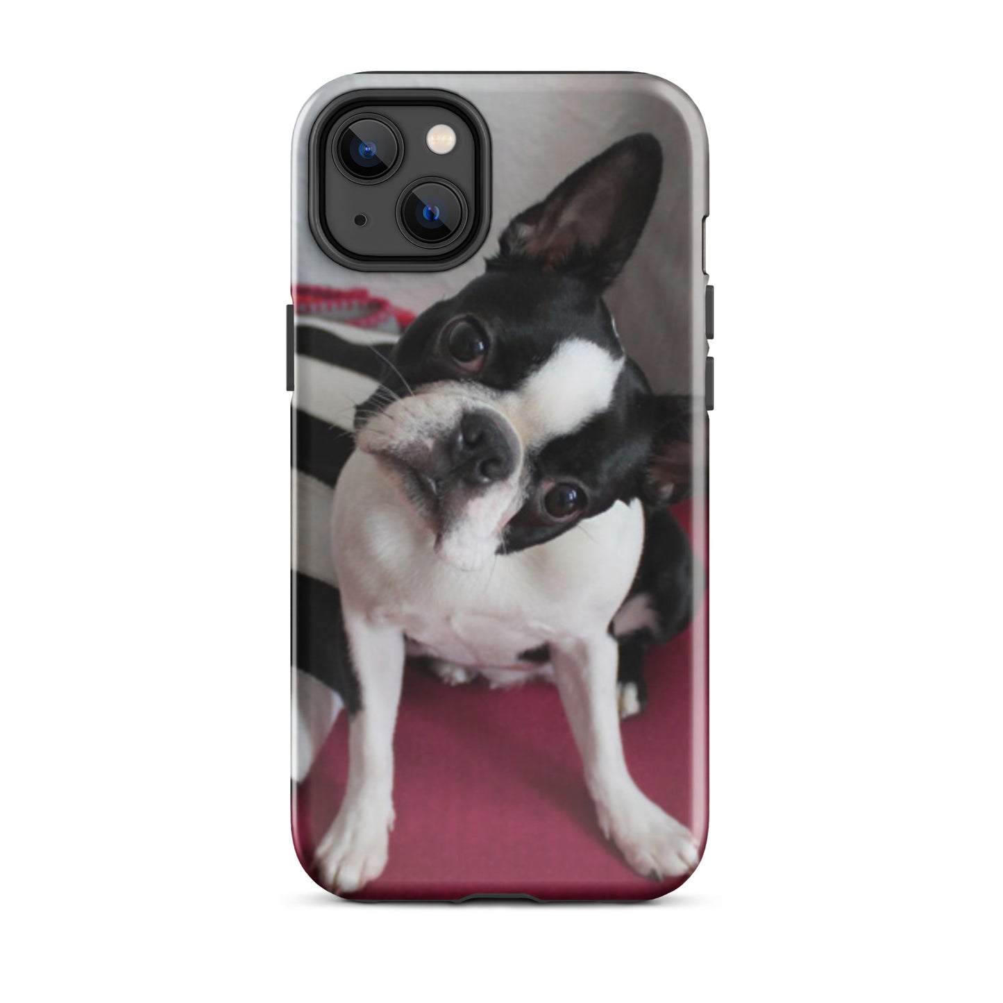Custom Boston Terrier Tough Phone Case for iPhone