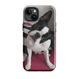Custom Boston Terrier Tough Phone Case for iPhone