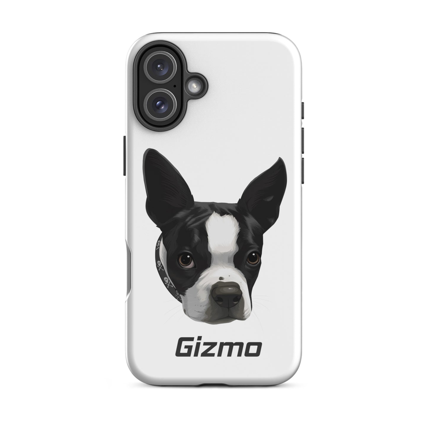 Custom Tough iPhone Case Boston Terrier Dog Portraits