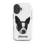 Custom Tough iPhone Case Boston Terrier Dog Portraits