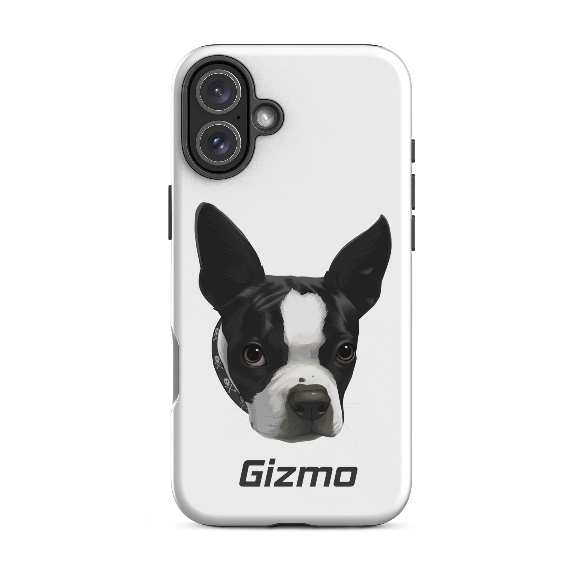 Custom Tough iPhone Case Boston Terrier Dog Portraits