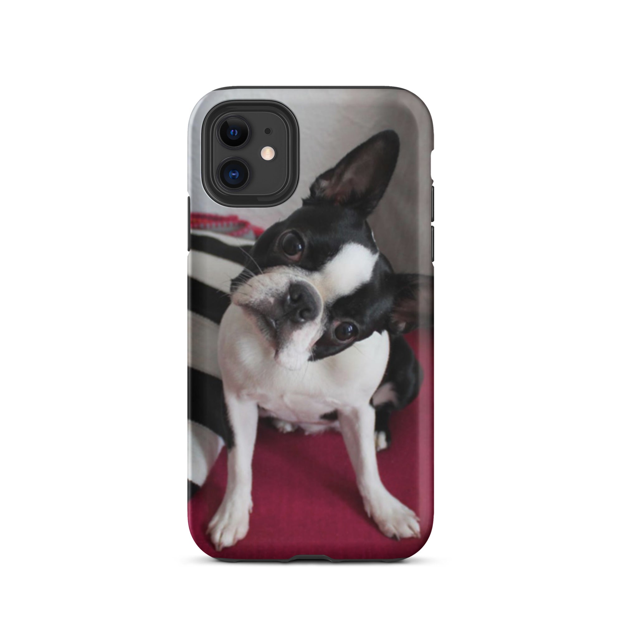 Custom Boston Terrier Tough Phone Case for iPhone