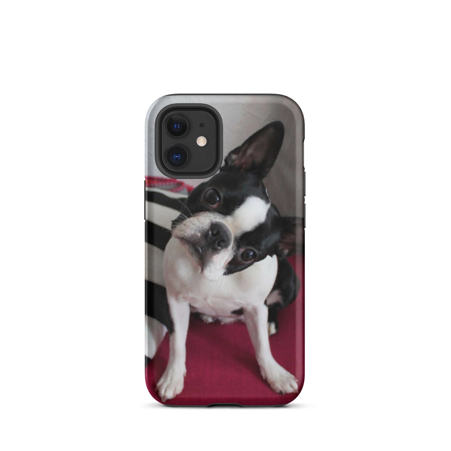 Custom Boston Terrier Tough Phone Case for iPhone