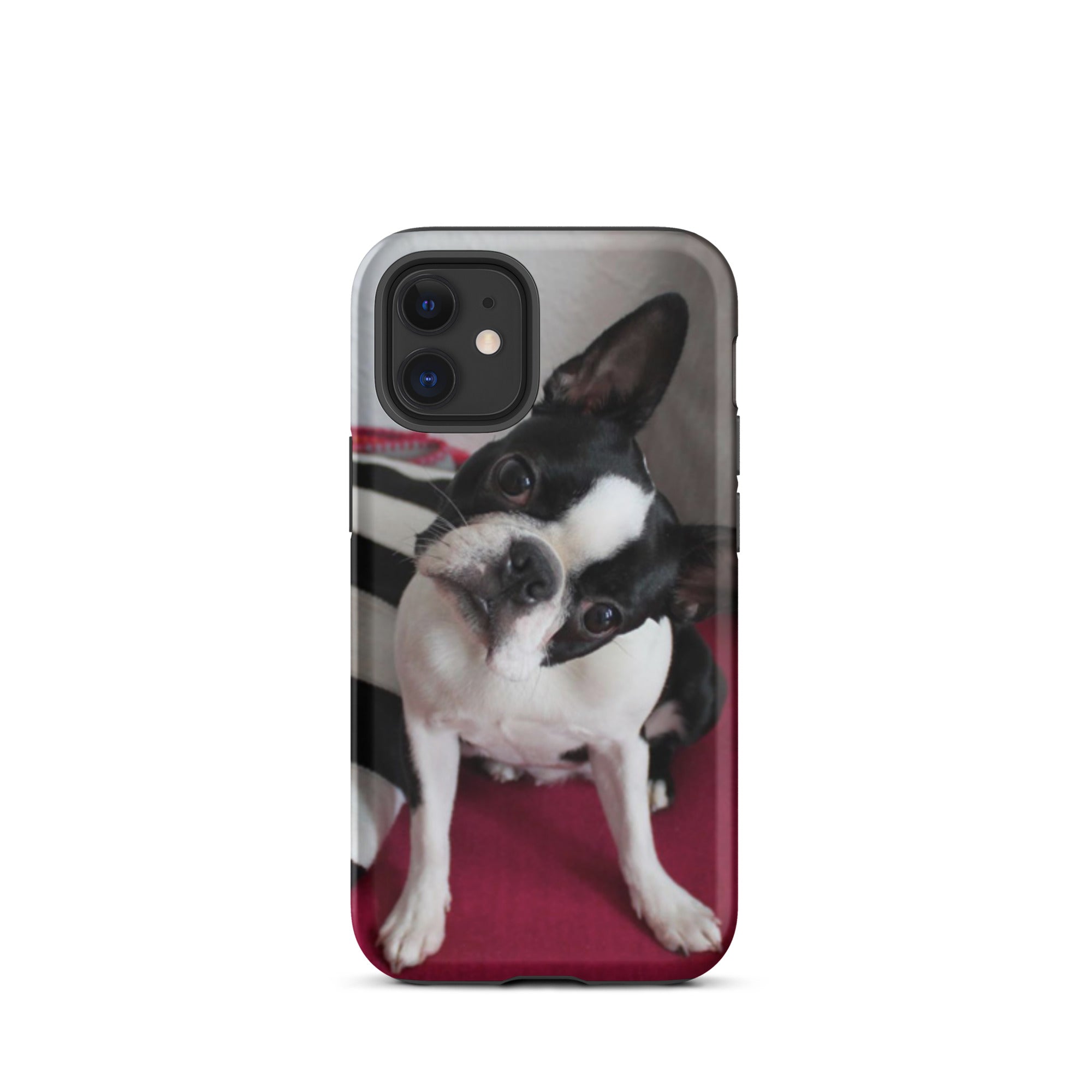 Custom Boston Terrier Tough Phone Case for iPhone