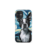 Starry Night - Boston Terrier Dog Tough Case for iPhone