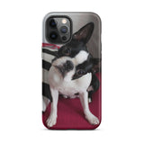 Custom Boston Terrier Tough Phone Case for iPhone
