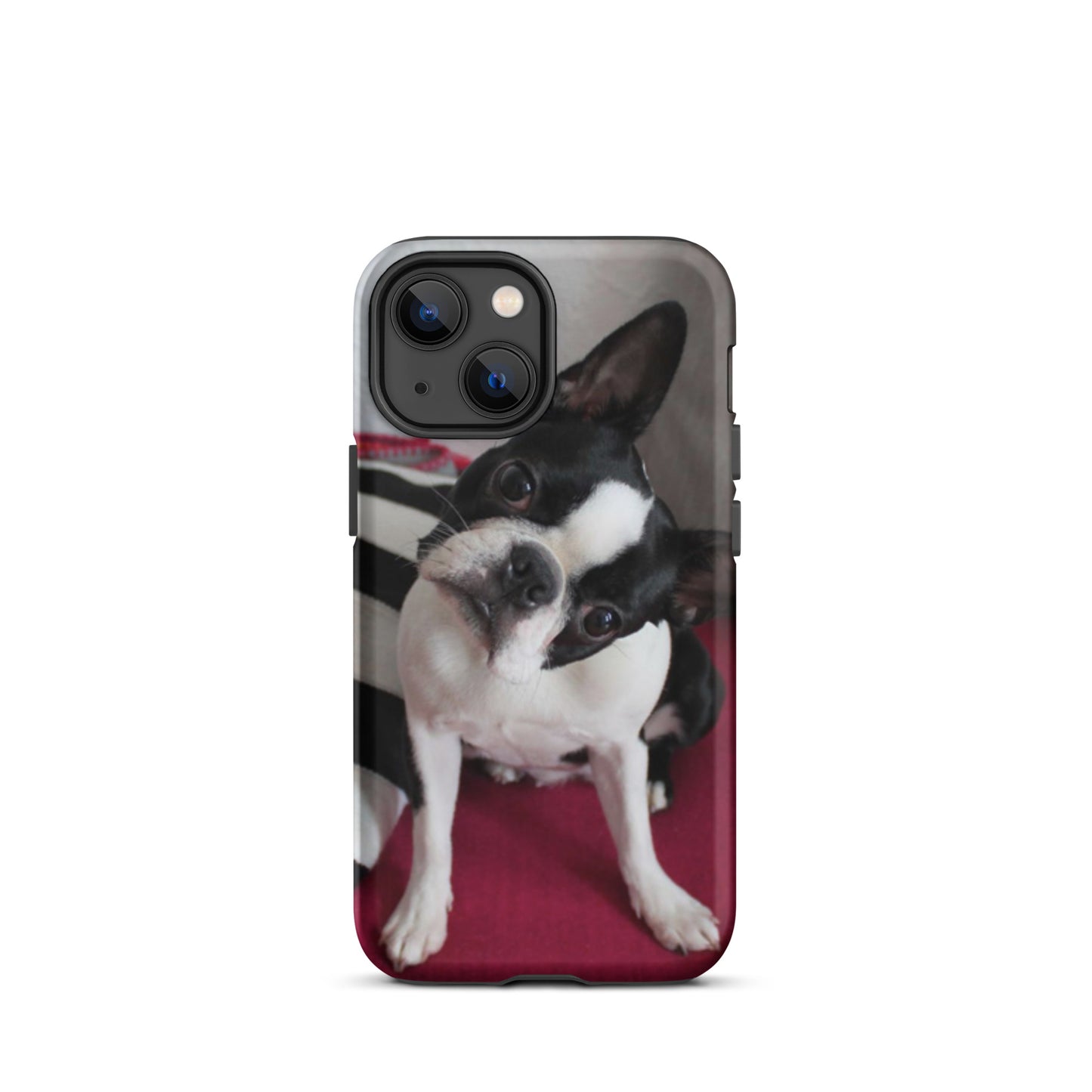 Custom Boston Terrier Tough Phone Case for iPhone