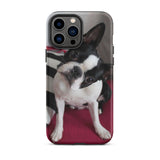 Custom Boston Terrier Tough Phone Case for iPhone