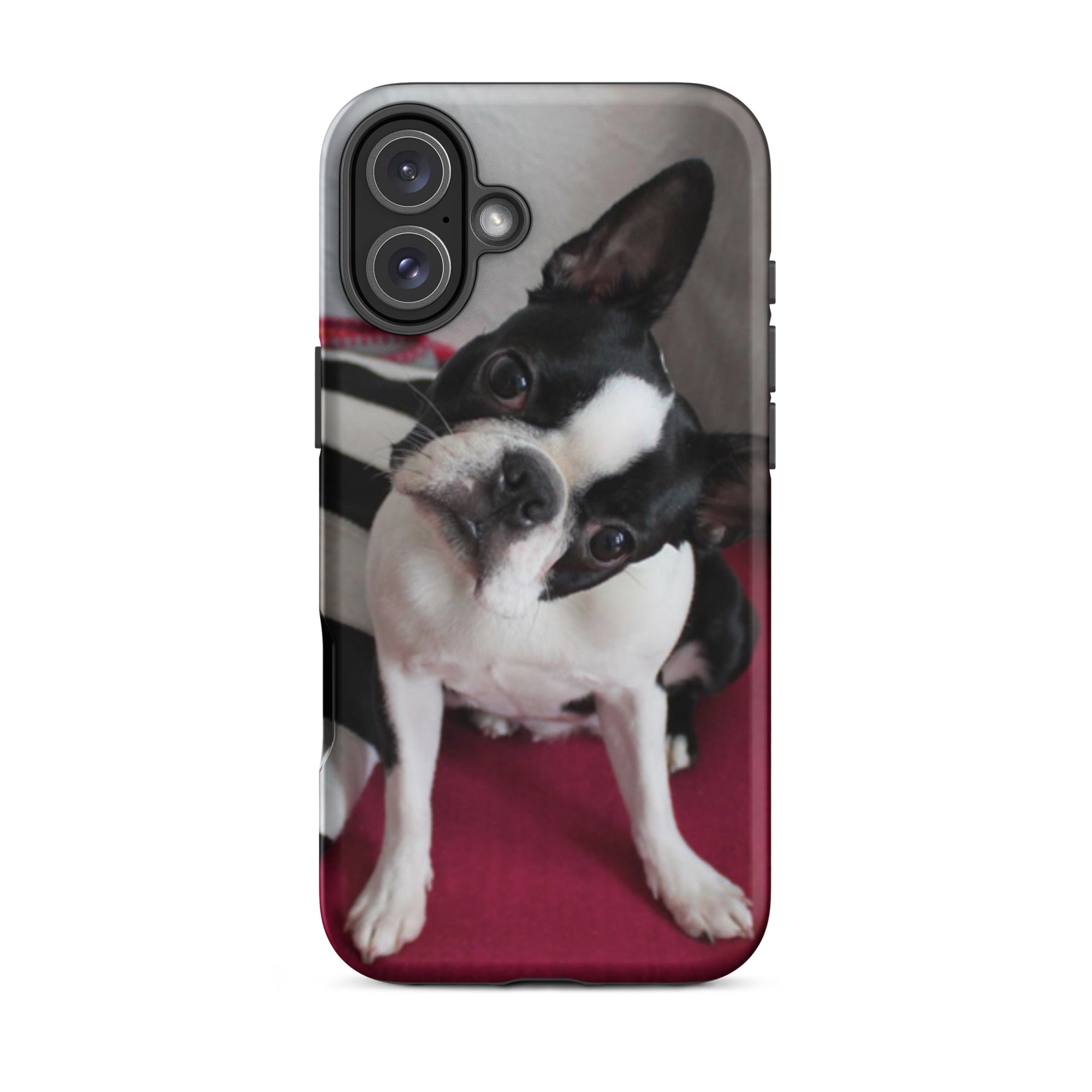 Custom Boston Terrier Tough Phone Case for iPhone