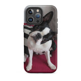 Custom Boston Terrier Tough Phone Case for iPhone