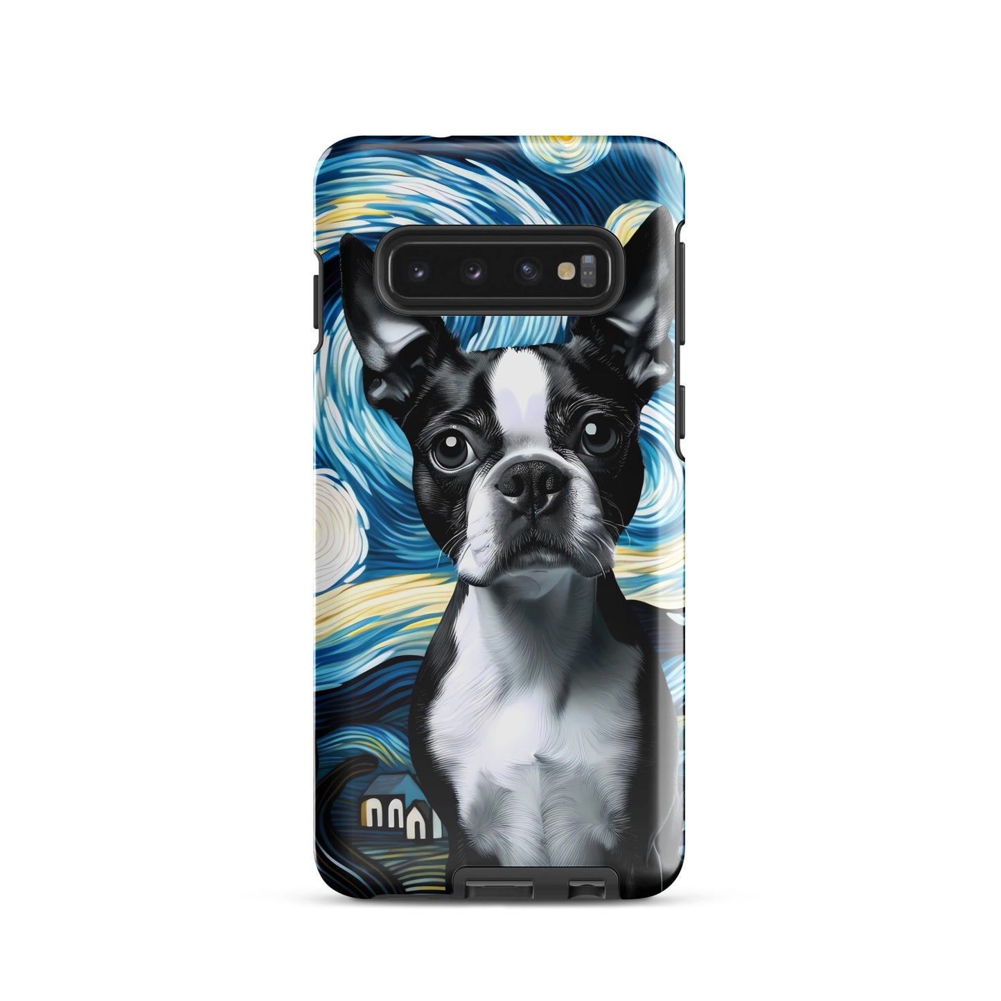 Starry Night - Boston Terrier Dog Tough case for Samsung