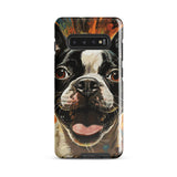 Zoomies Excitement Boston Terrier Dog Tough case for Samsung