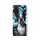 Starry Night - Boston Terrier Dog Tough case for Samsung