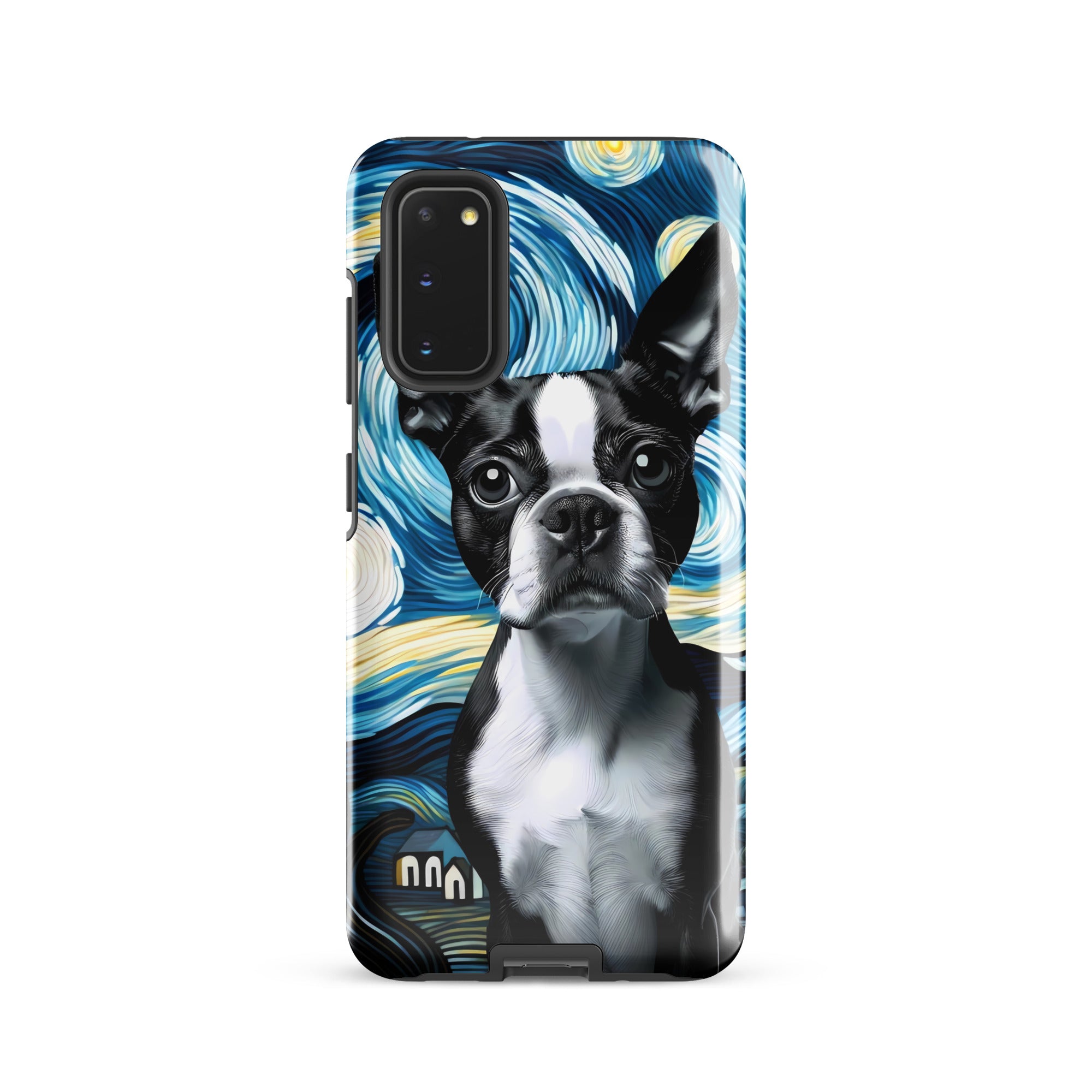 Starry Night - Boston Terrier Dog Tough case for Samsung