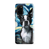 Starry Night - Boston Terrier Dog Tough case for Samsung