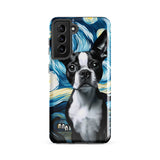 Starry Night - Boston Terrier Dog Tough case for Samsung