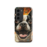 Zoomies Excitement Boston Terrier Dog Tough case for Samsung