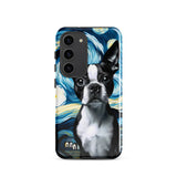 Starry Night - Boston Terrier Dog Tough case for Samsung