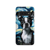 Starry Night - Boston Terrier Dog Tough case for Samsung