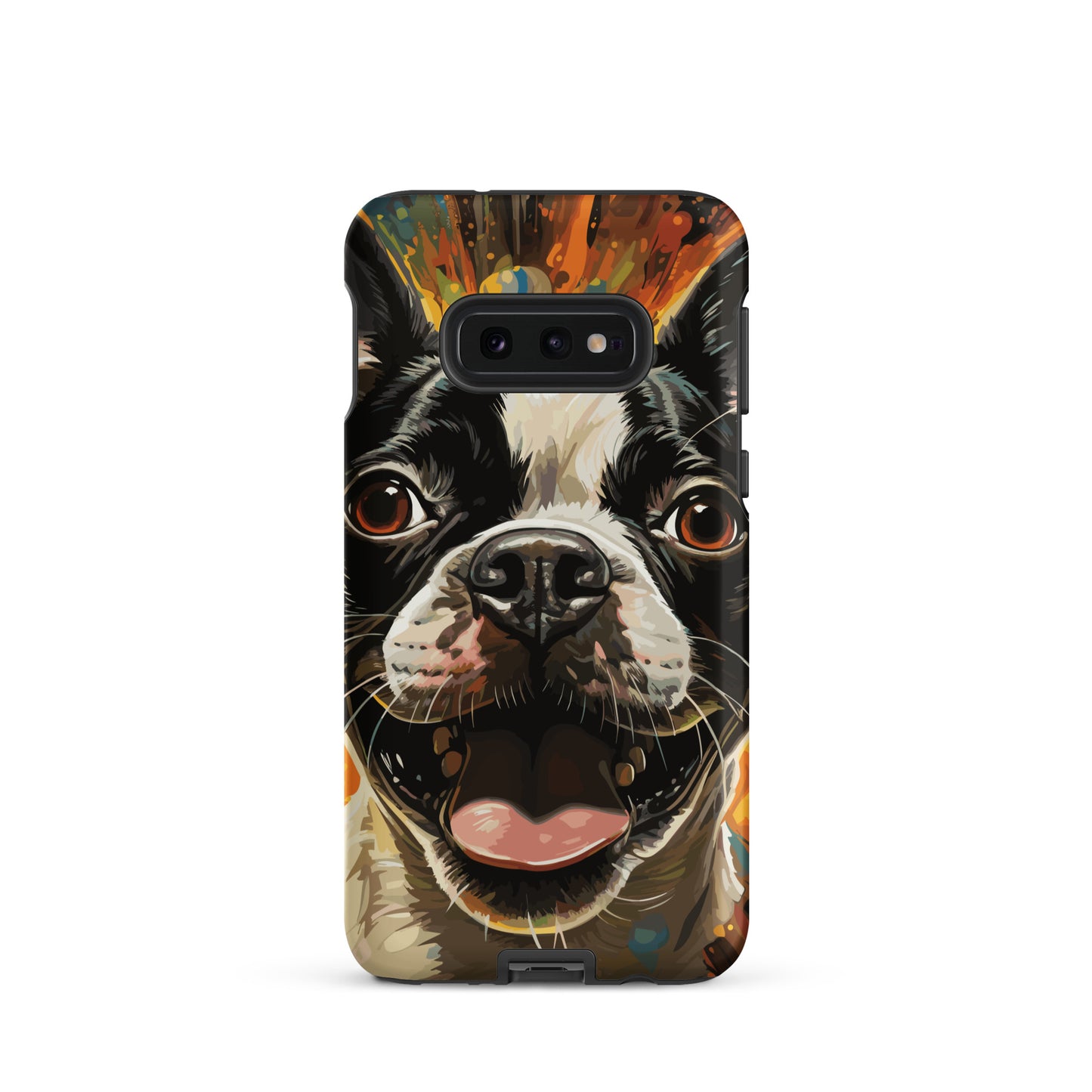Zoomies Excitement Boston Terrier Dog Tough case for Samsung