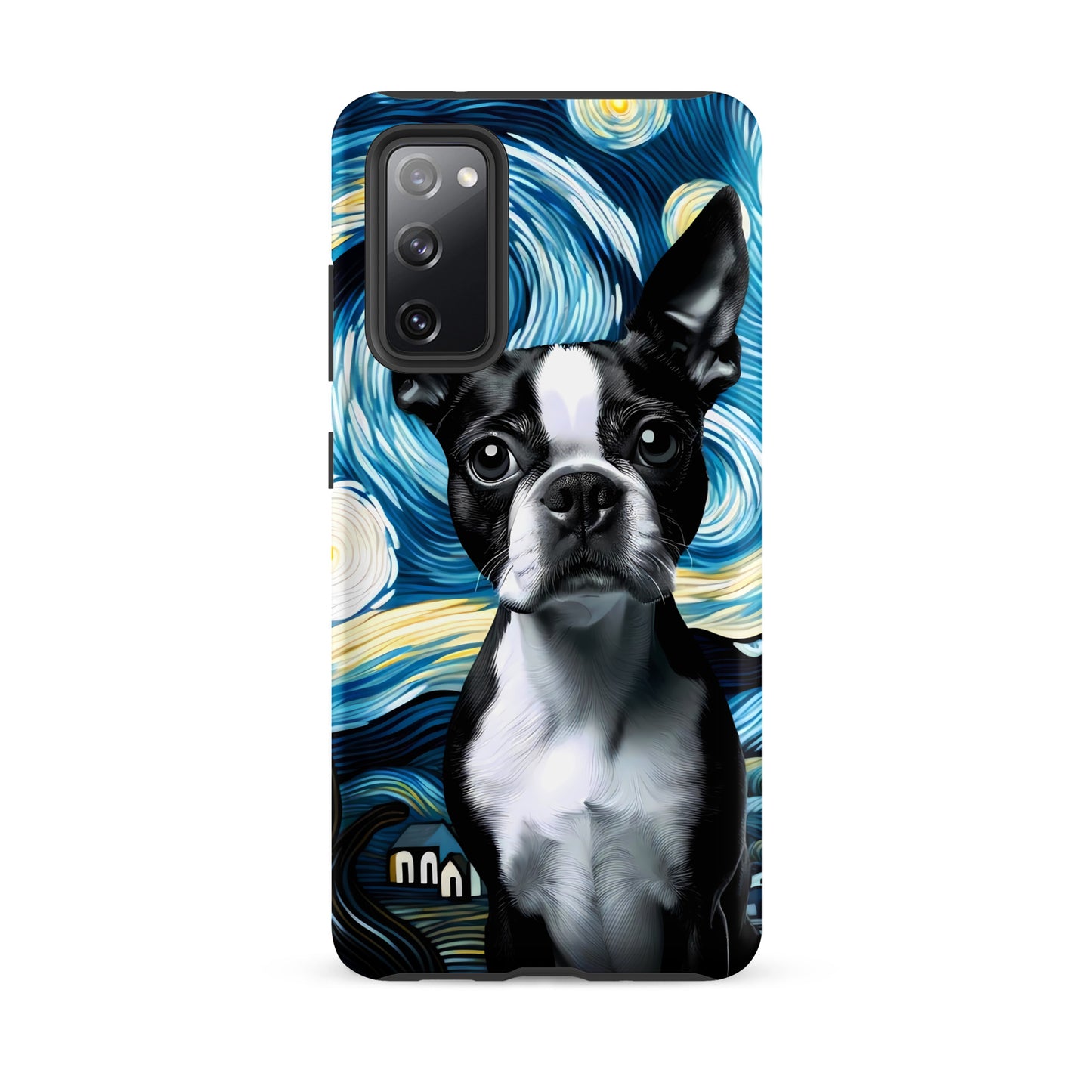 Starry Night - Boston Terrier Dog Tough case for Samsung