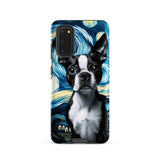 Starry Night - Boston Terrier Dog Tough case for Samsung
