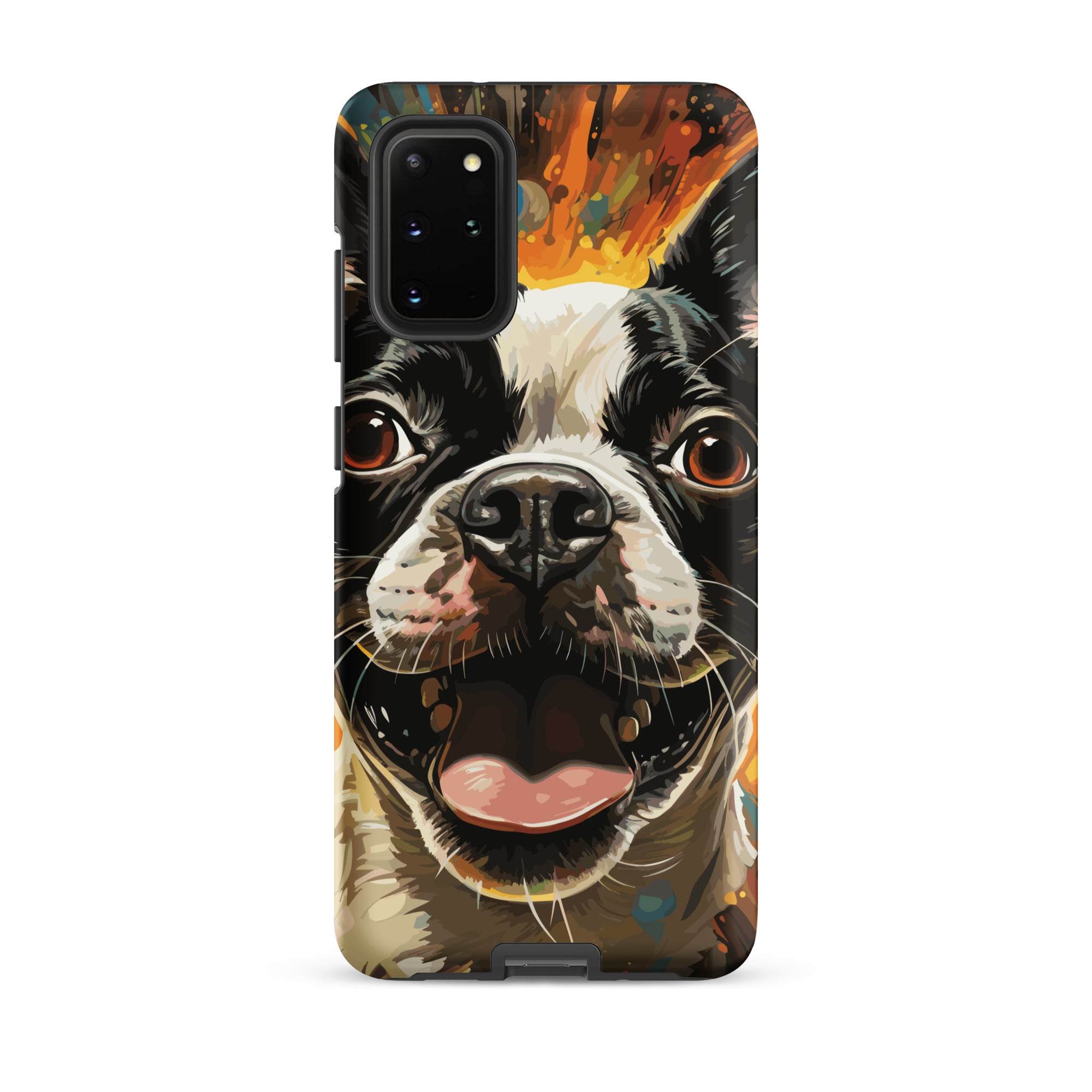 Zoomies Excitement Boston Terrier Dog Tough case for Samsung