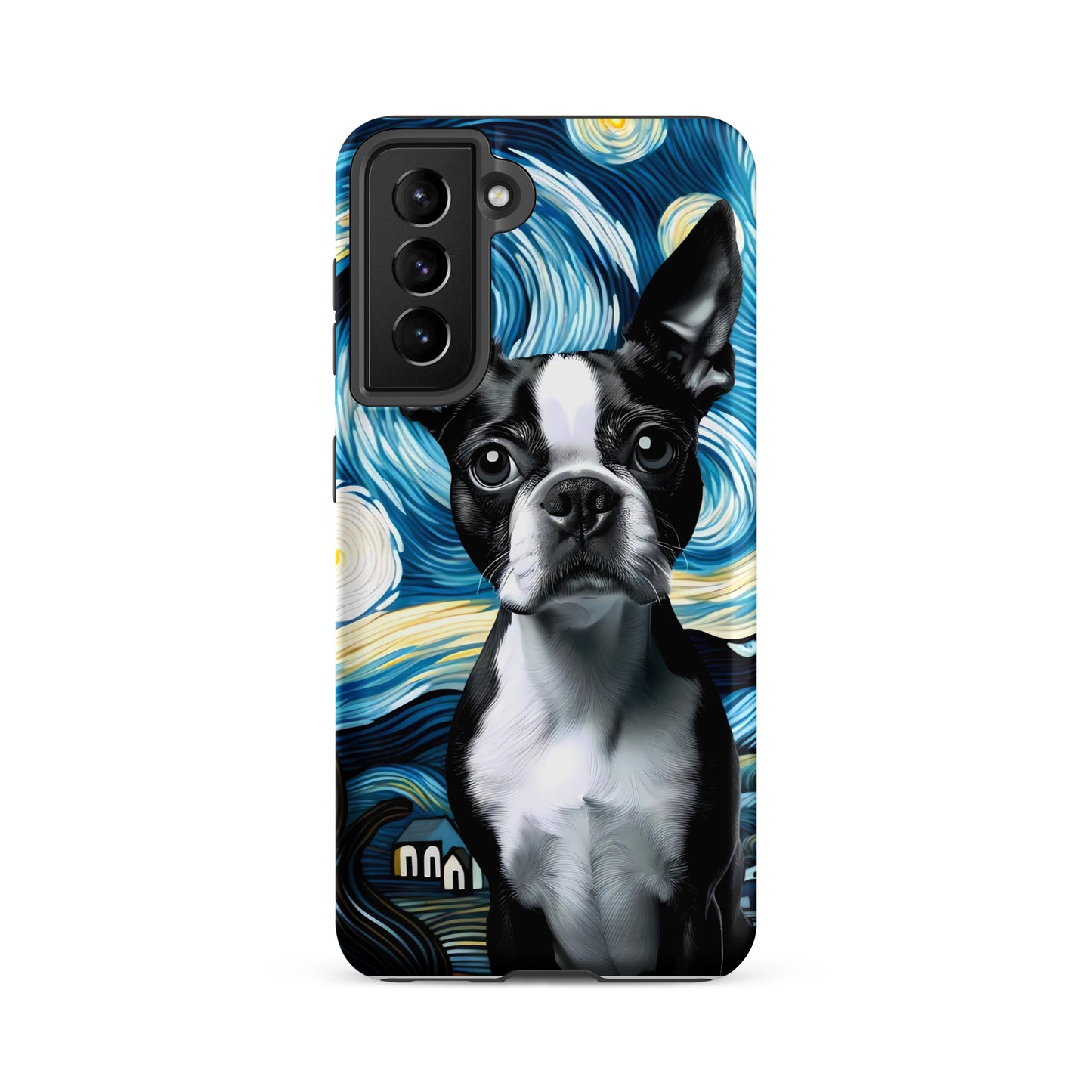 Starry Night - Boston Terrier Dog Tough case for Samsung