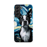 Starry Night - Boston Terrier Dog Tough case for Samsung