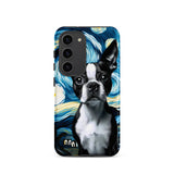 Starry Night - Boston Terrier Dog Tough case for Samsung
