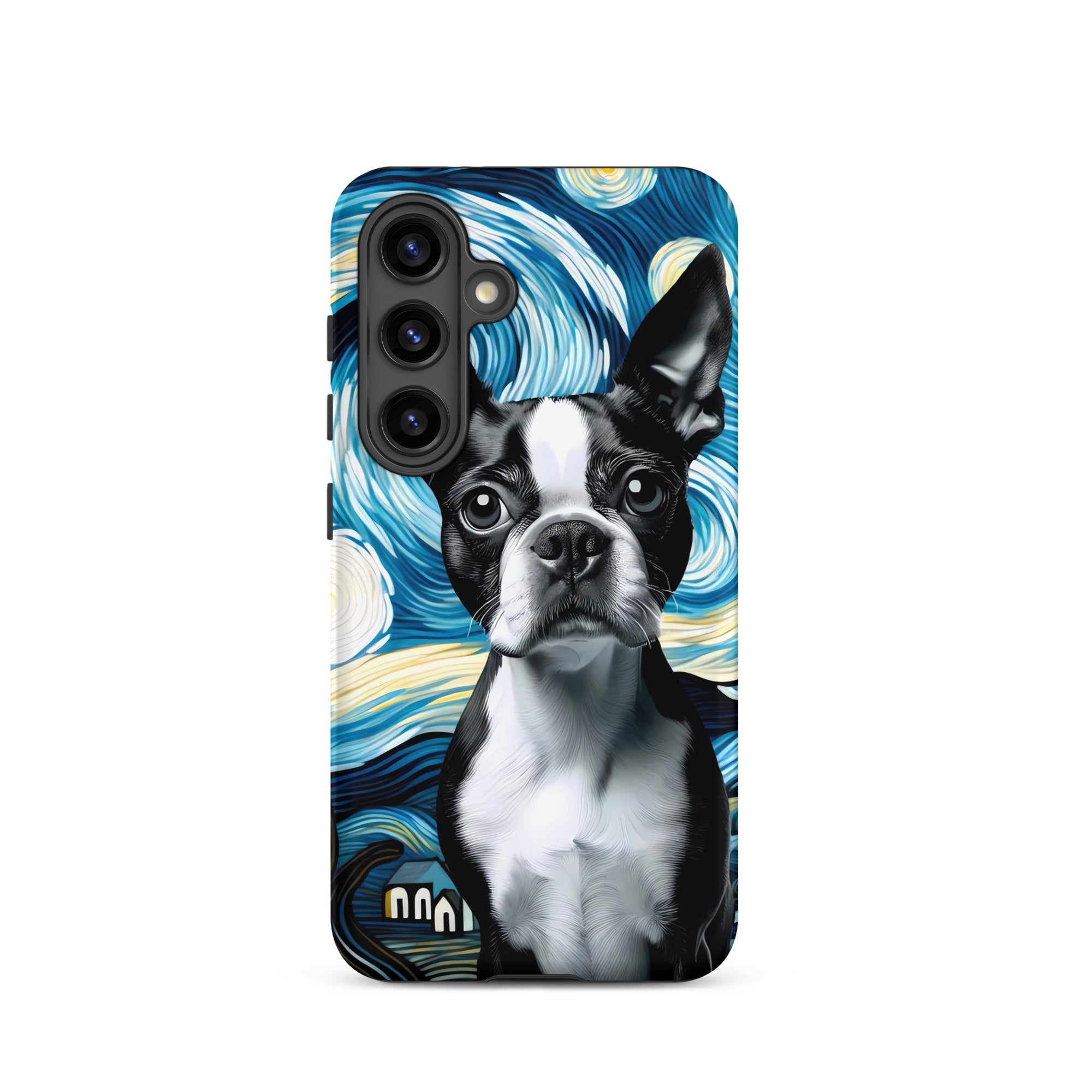 Starry Night - Boston Terrier Dog Tough case for Samsung