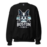 Boston Terrier Vibes Unisex Sweatshirt