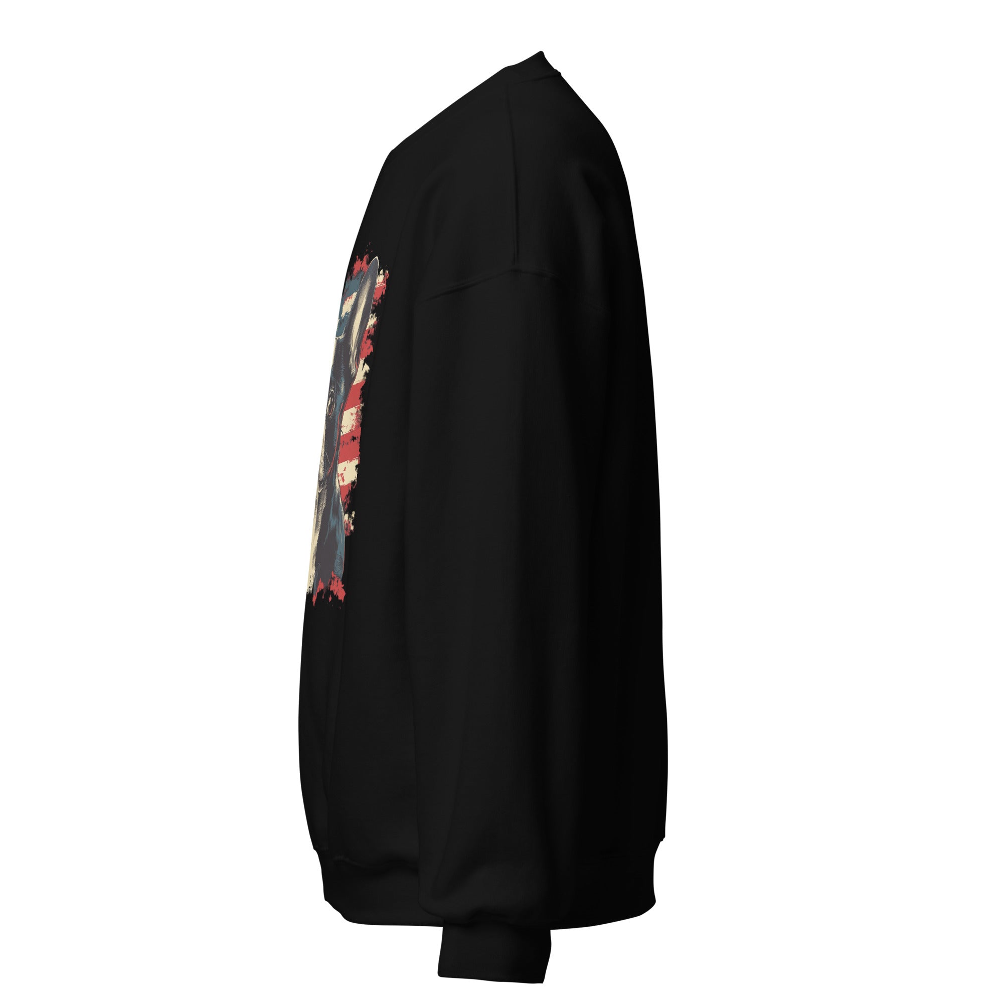 Patriotic Boston Terrier USA Flag Unisex Sweatshirt