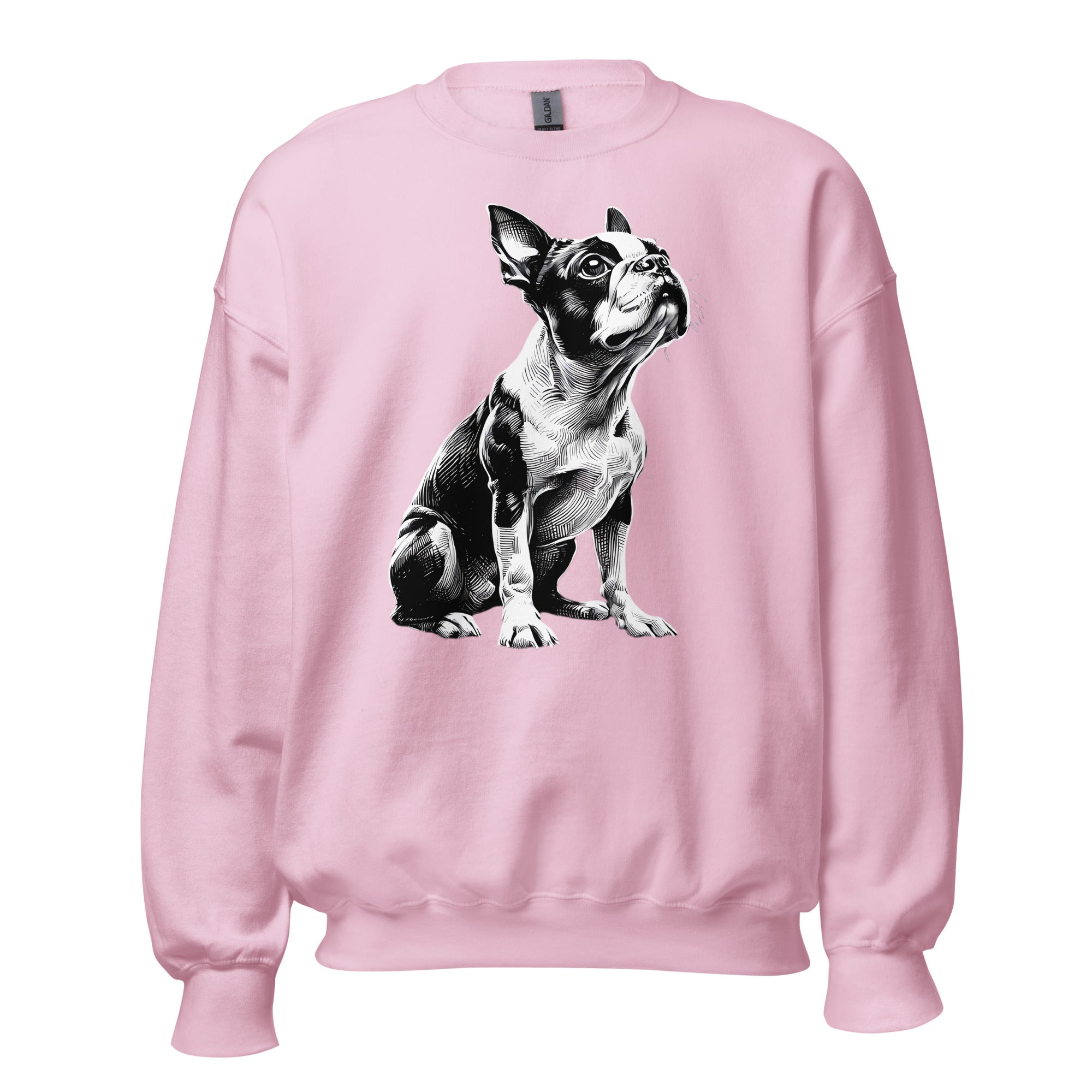 Boston Terrier Line Art Unisex Sweatshirt