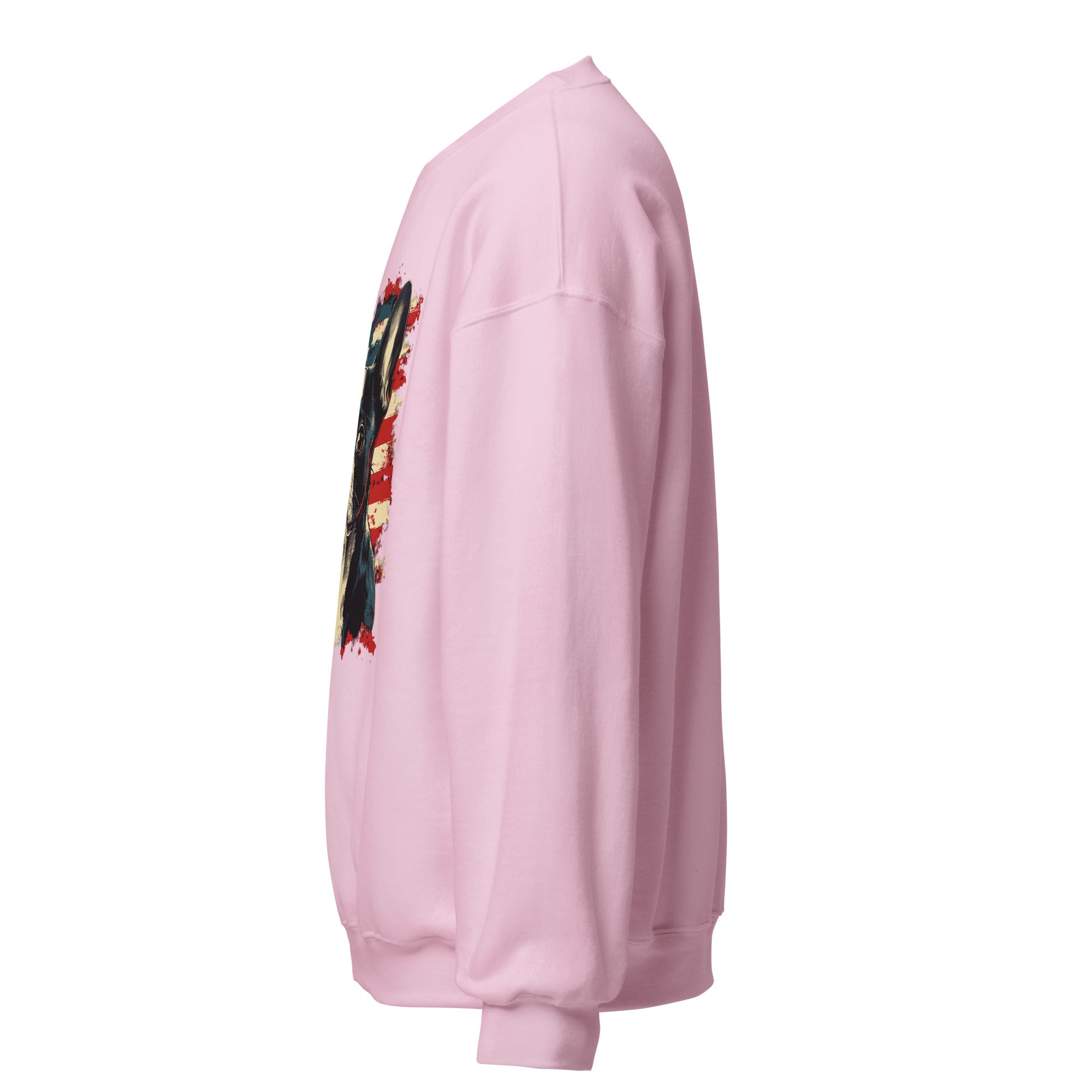 Patriotic Boston Terrier USA Flag Unisex Sweatshirt