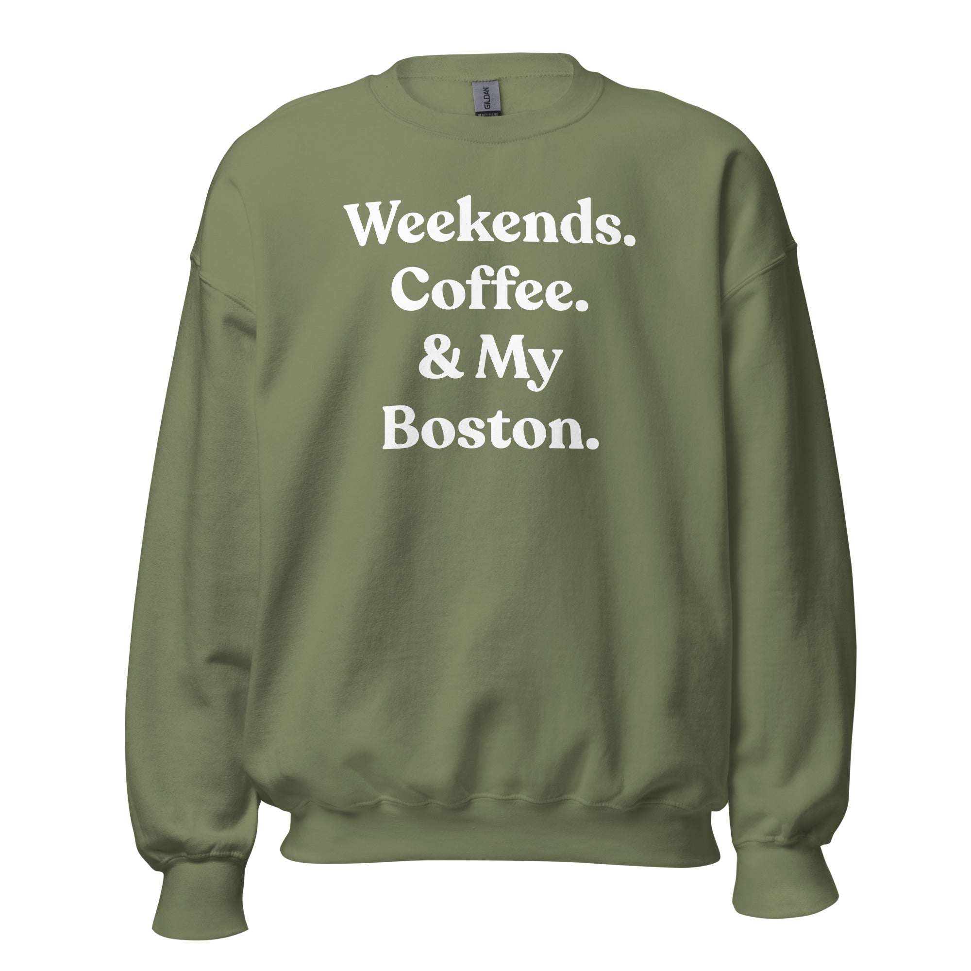 Weekends Coffee And Boston Terrier Unisex Sweatshirt