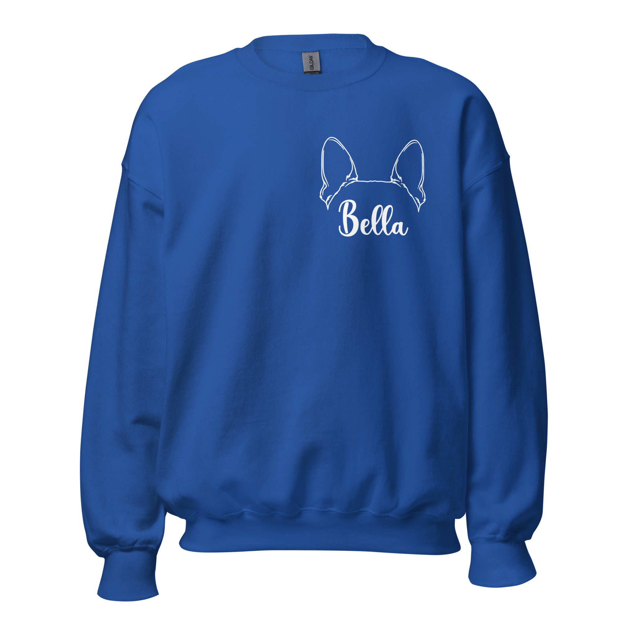 Ears With Boston Terrier Name - Custom Unisex Sweatshirt