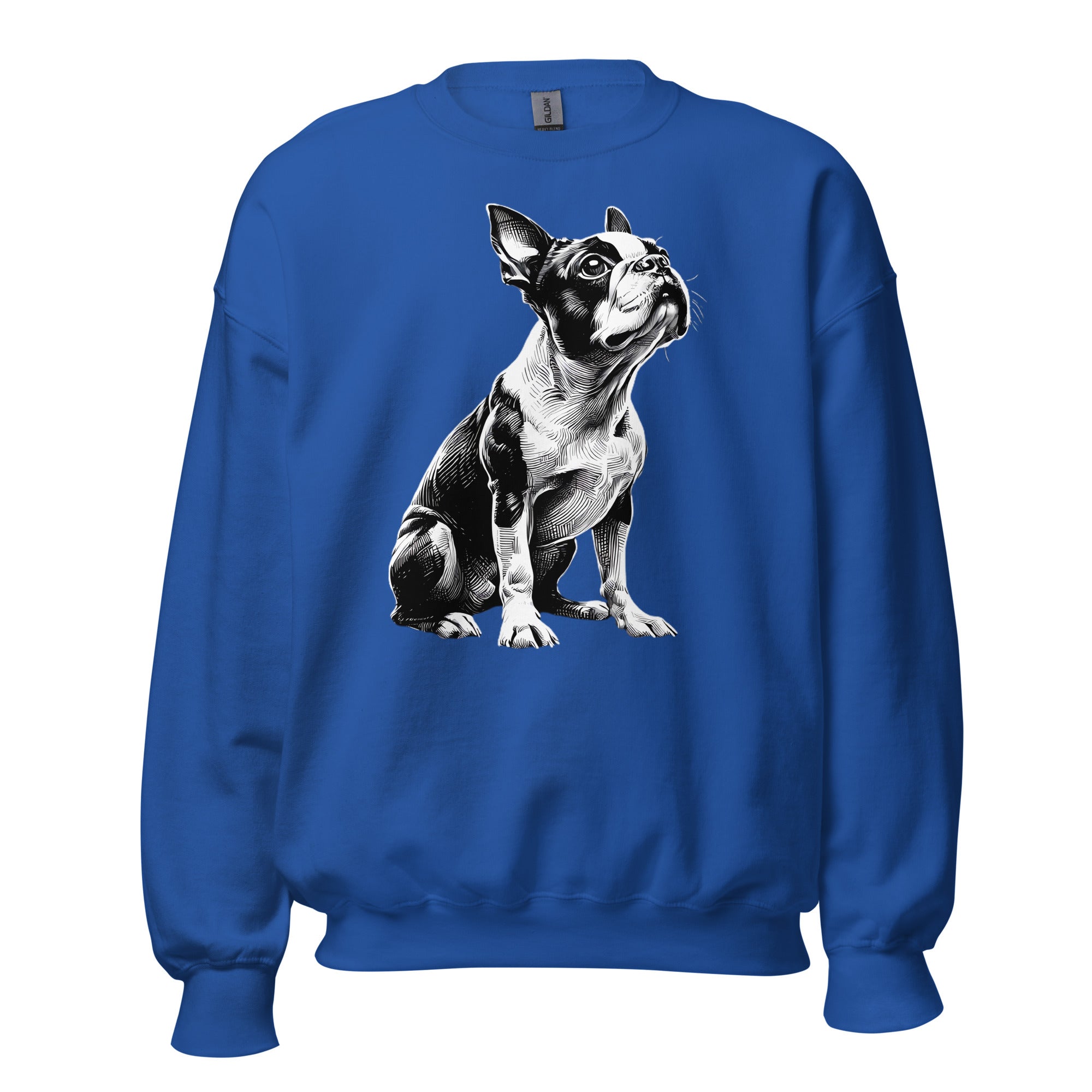 Boston Terrier Line Art Unisex Sweatshirt