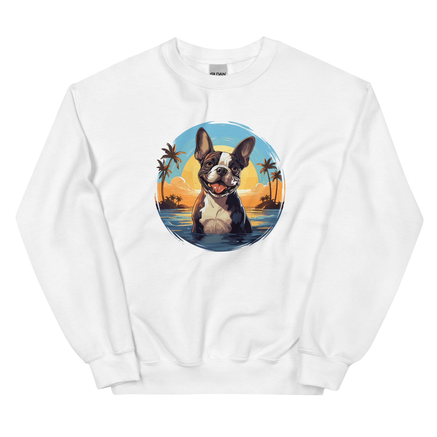 Hawaii Vibe Boston Terrier Sweatshirt