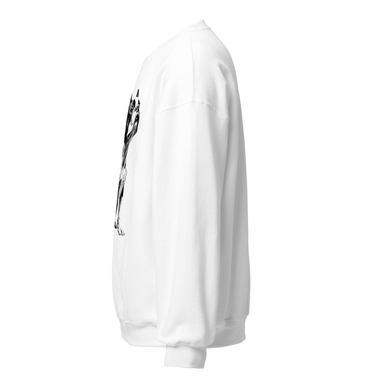 Boston Terrier Line Art Unisex Sweatshirt