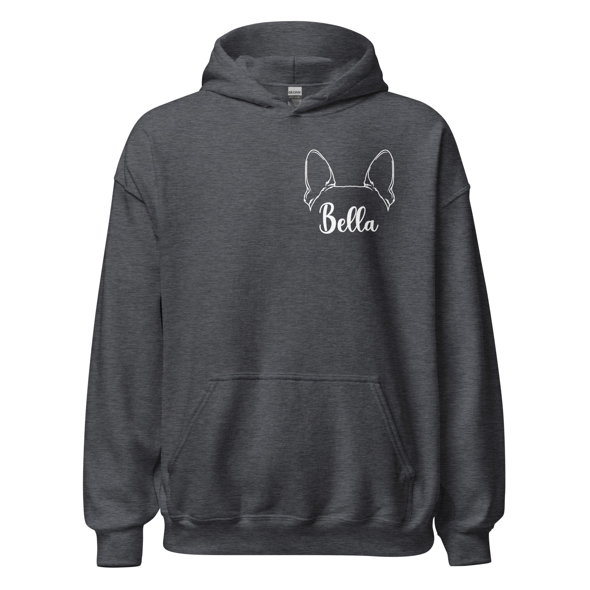 Ears With Boston Terrier Name - Custom Unisex Hoodie