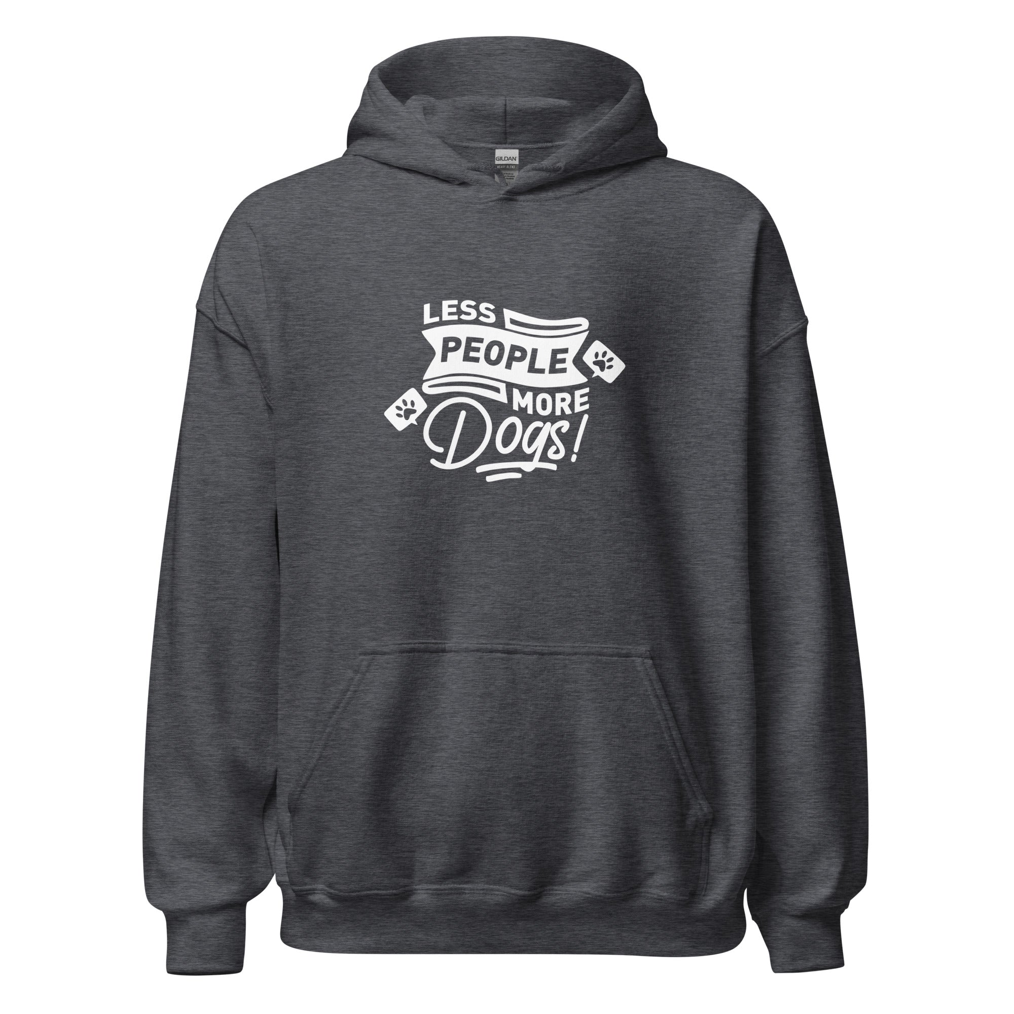 Less People More Dogs Unisex Hoodie