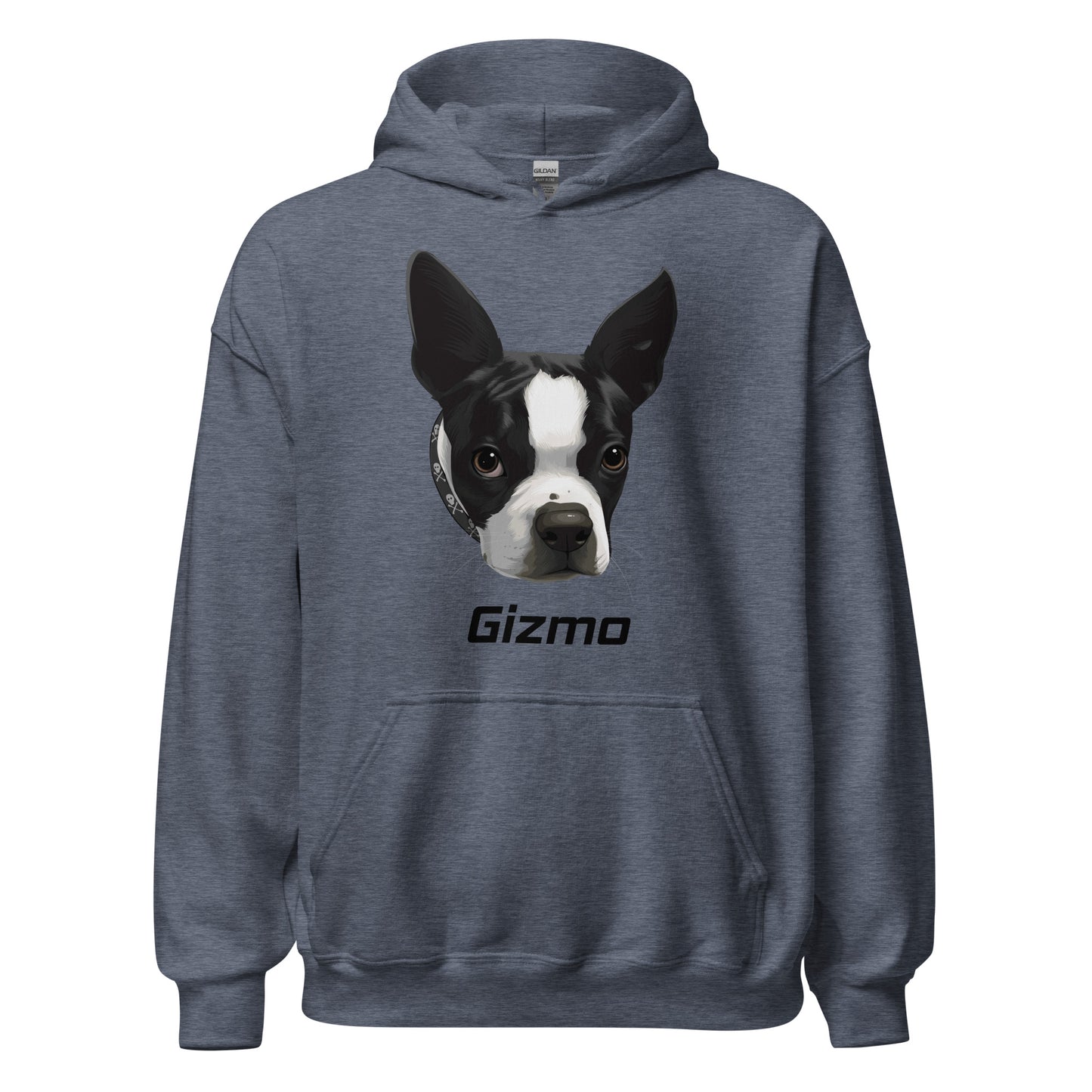 Custom Boston Terrier Dog Unisex Hoodie