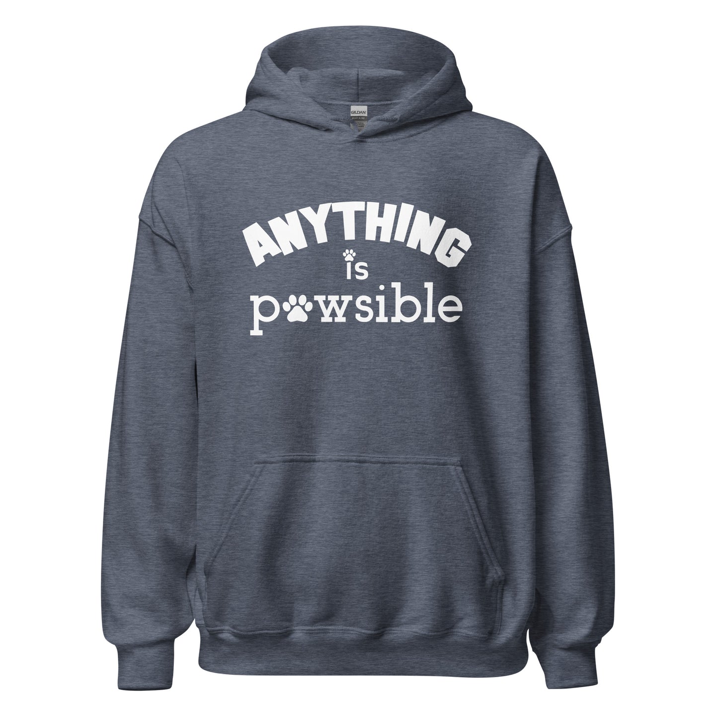 Anything Is Pawsible Unisex Hoodie