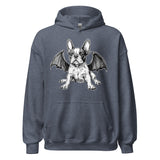 Bat-Winged Boston Terrier Dog Unisex Hoodie