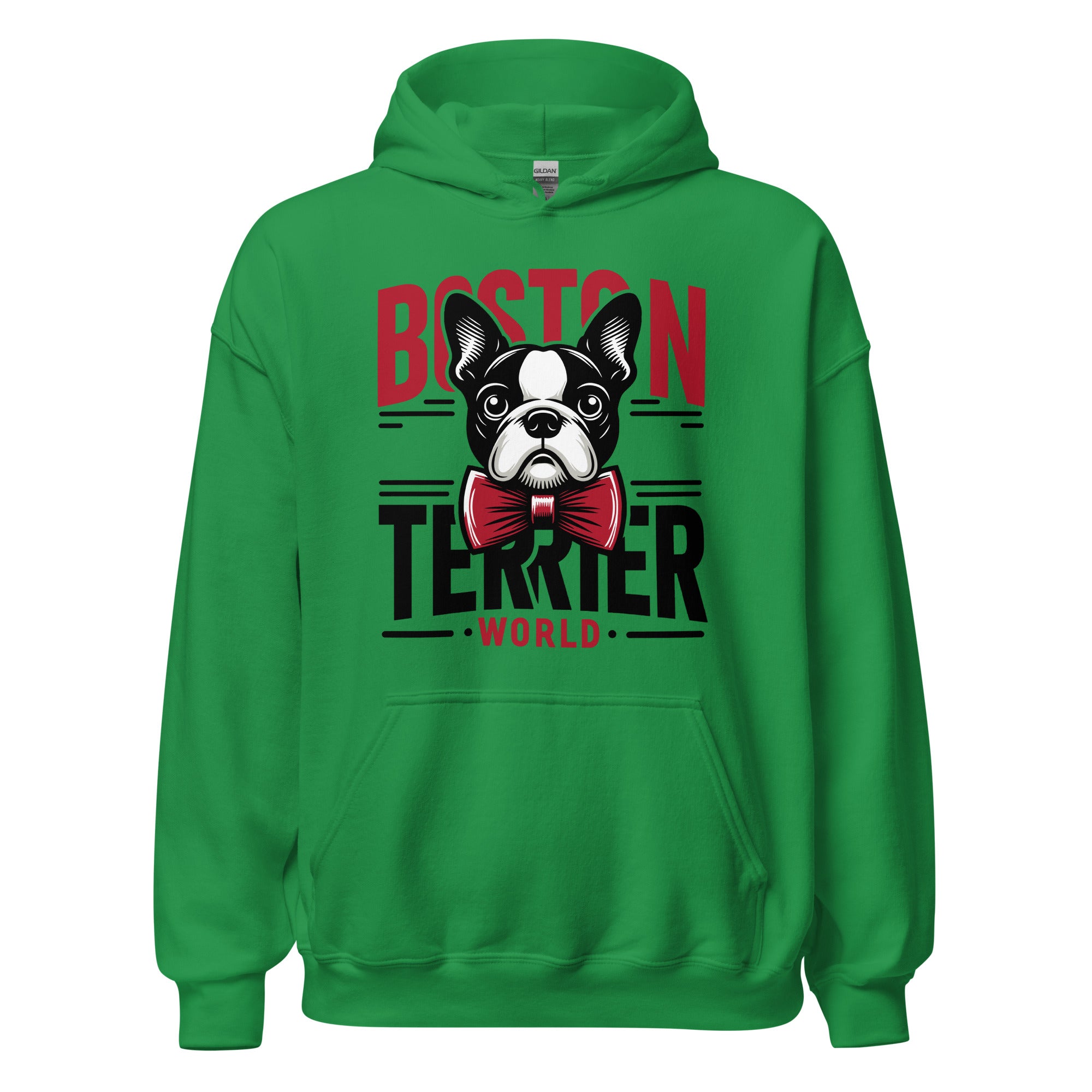 Boston Terrier World Unisex Hoodie