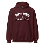 Anything Is Pawsible Unisex Hoodie