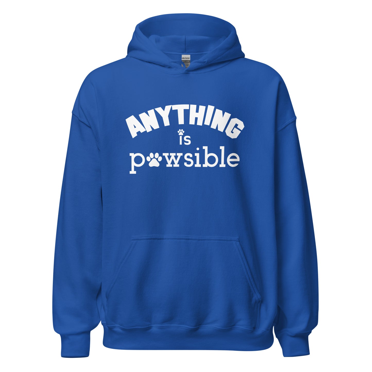 Anything Is Pawsible Unisex Hoodie
