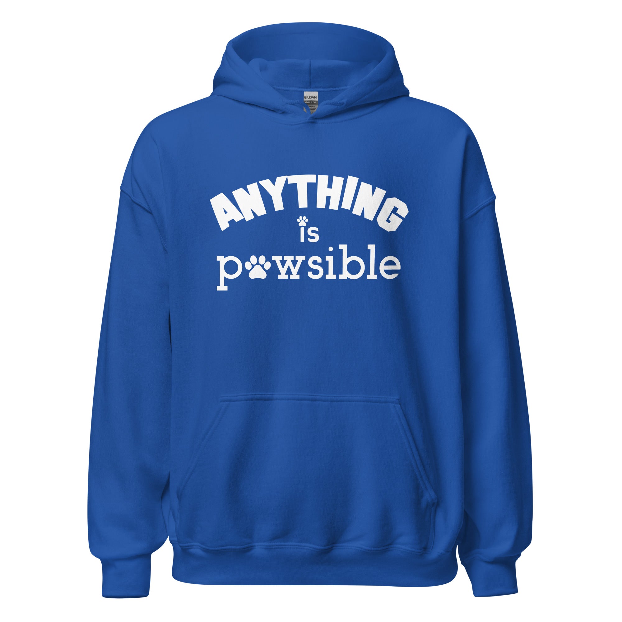 Anything Is Pawsible Unisex Hoodie